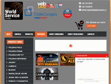 Tablet Screenshot of grupoworldservice.cl